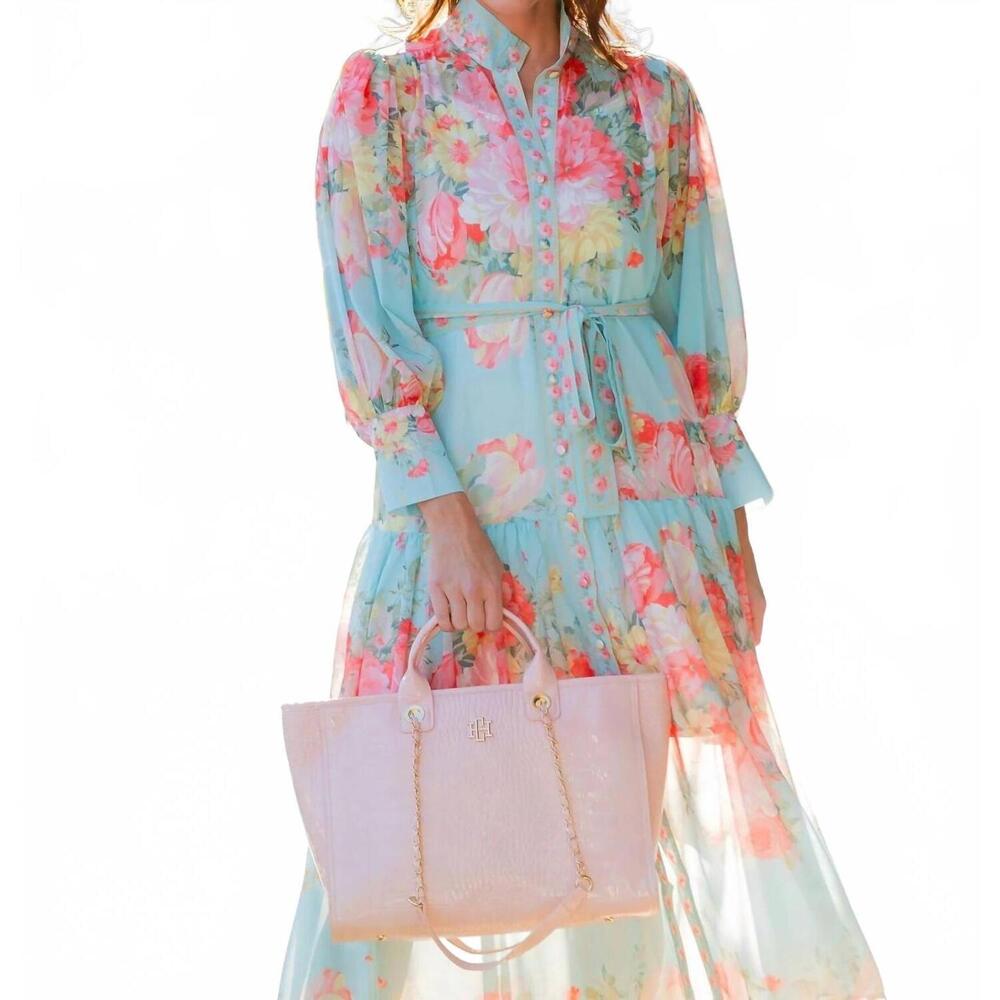 NEW CAROLINE HILL missy tote bag in blush - Picture 4 of 6